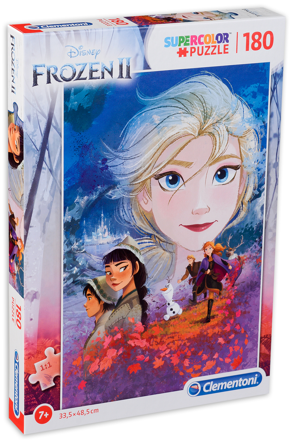 Пъзел Clementoni от 180 части - Петият елемент, Замръзналото кралство 2