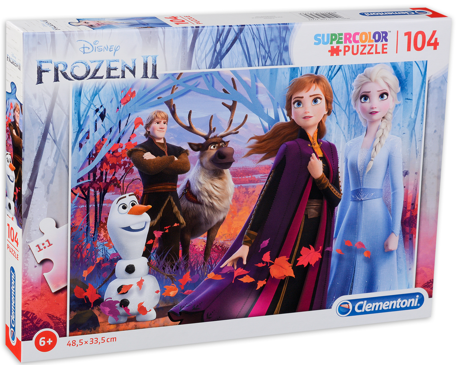 Пъзел Clementoni от 104 части - Замръзналото кралство 2