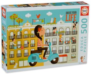 Пъзел Educa от 500 части - Управлявай живота си