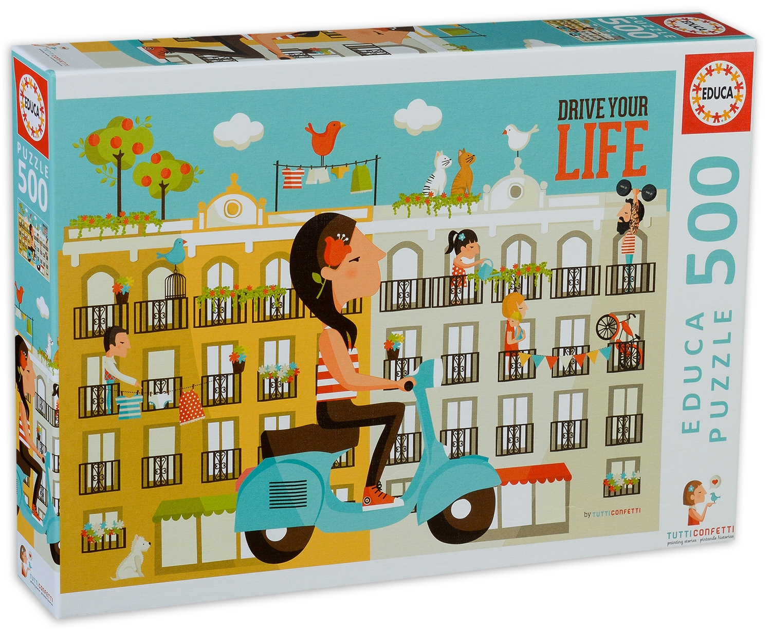 Пъзел Educa от 500 части - Управлявай живота си