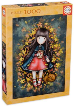 Пъзел Educa Gorjuss от 1000 части - Есенни листа