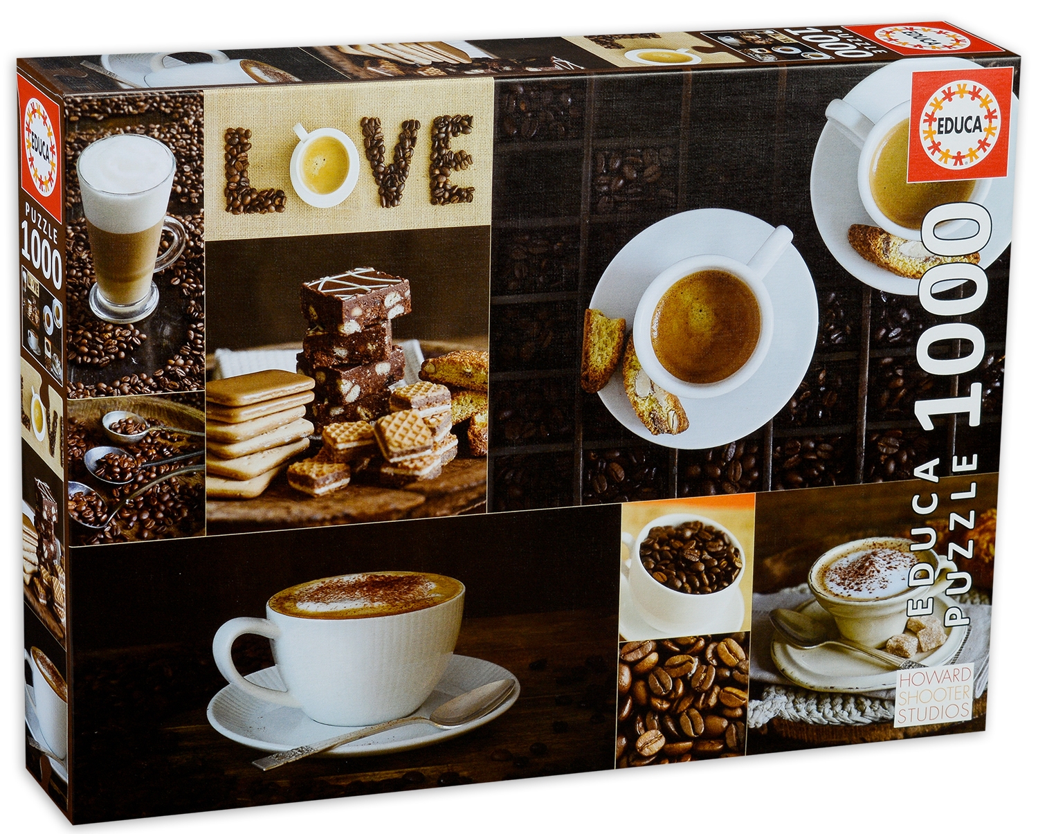 Пъзел Educa от 1000 части -  Кафе