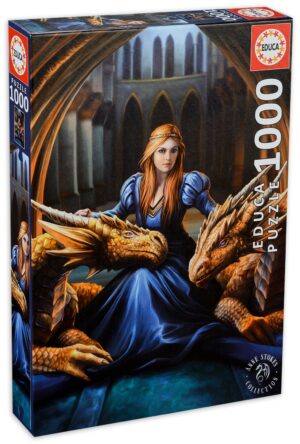 Пъзел Educa от 1000 части - Свирепа вярност, Ан Стоукс