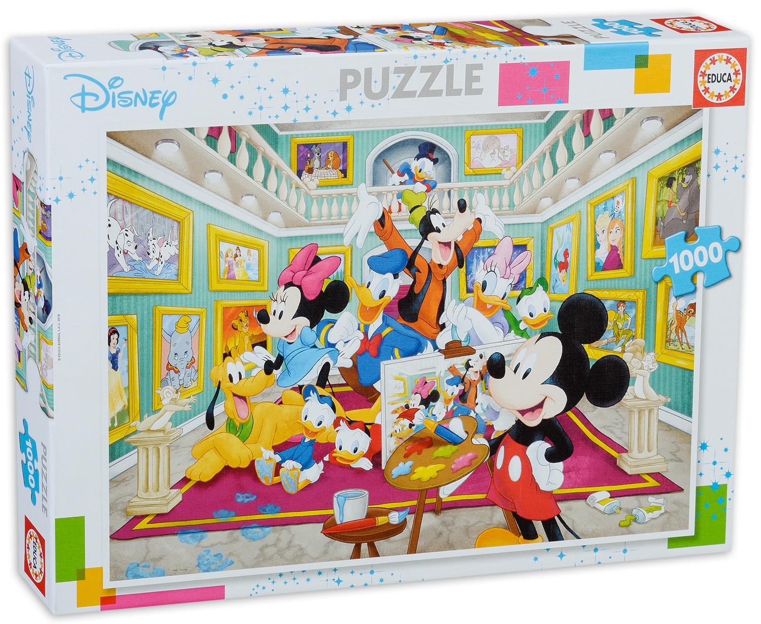 Пъзел Educa от 1000 части - Арт галерията на Мики