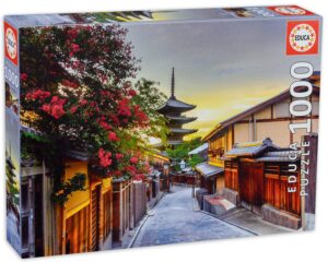 Пъзел Educa от 1000 части - Пагода Ясака, Япония