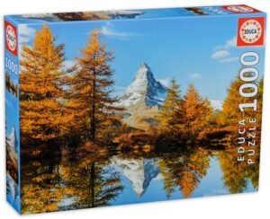 Пъзел Educa от 1000 части - Връх Матерхорн през есента
