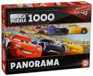 Панорамен пъзел Educa от 1000 части - Колите
