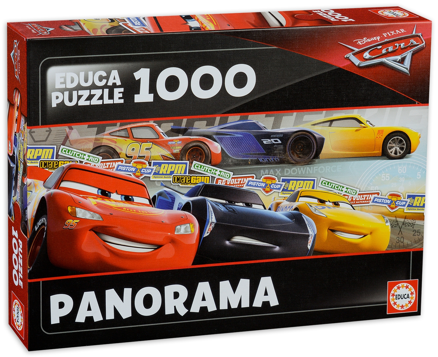 Панорамен пъзел Educa от 1000 части - Колите