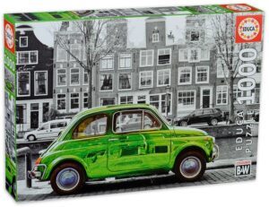 Пъзел Educa от 1000 части - Кола в Амстердам