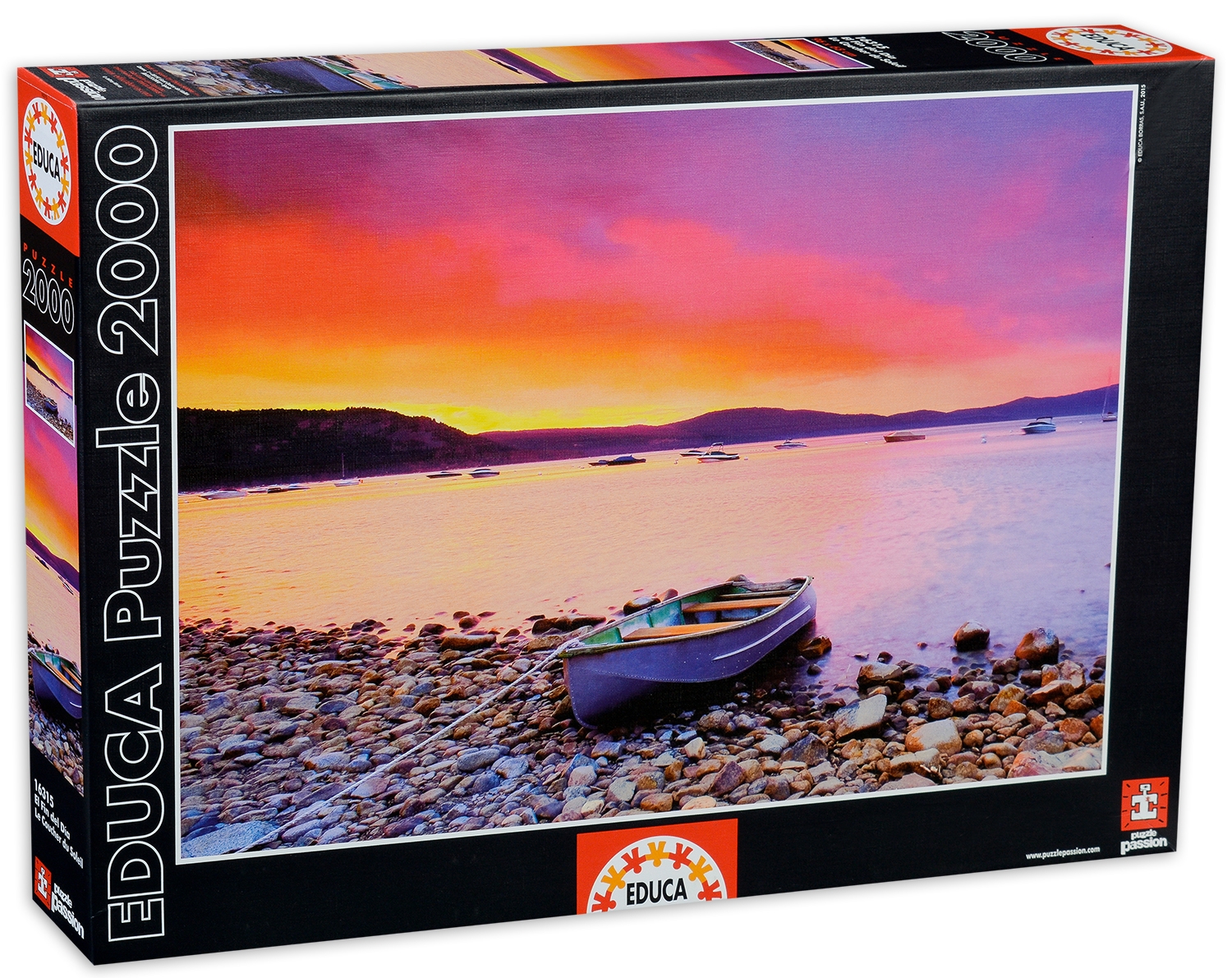 Пъзел Educa от 2000 части - Краят на деня