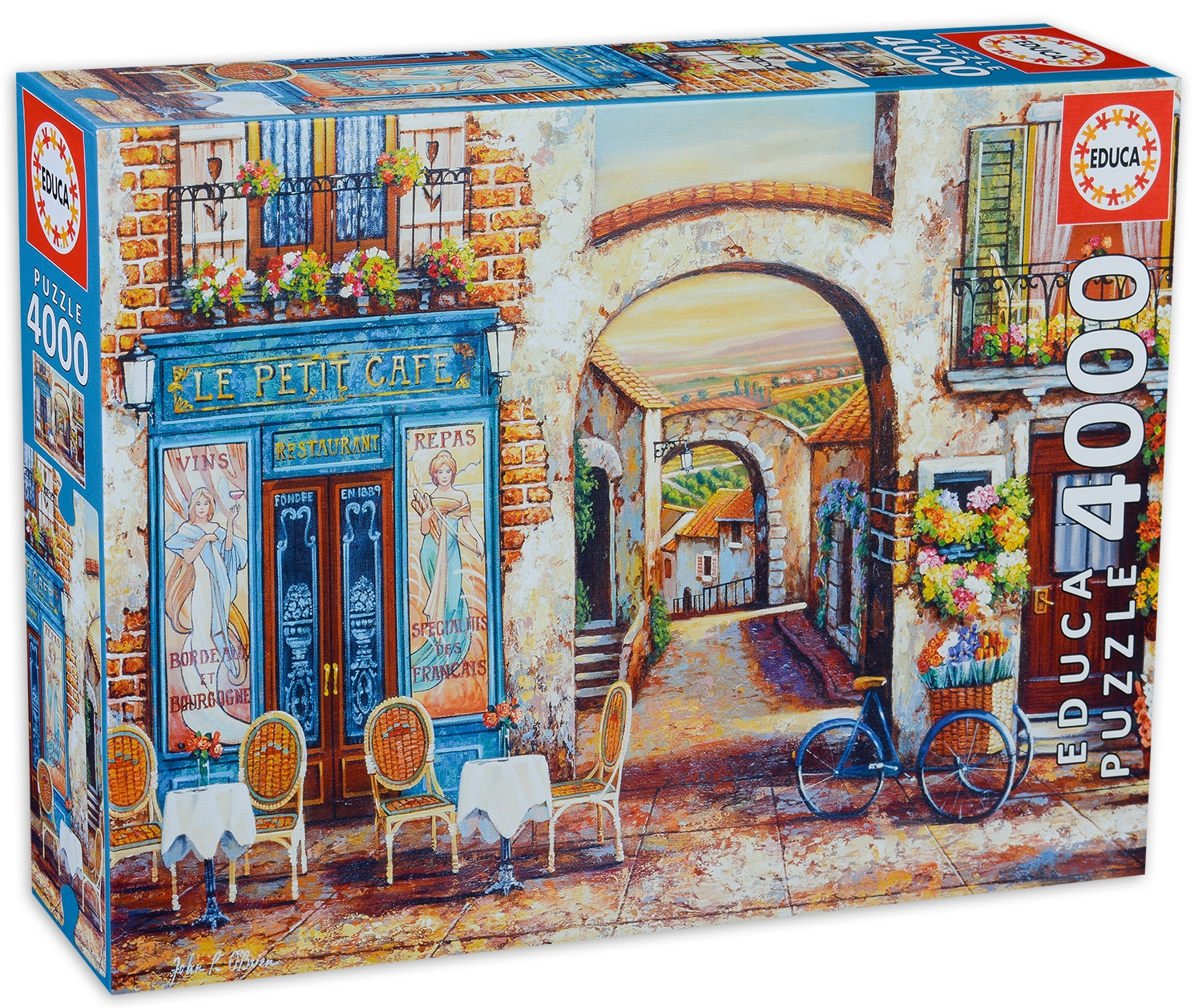 Пъзел Educa от 4000 части - Кафене Le Patit