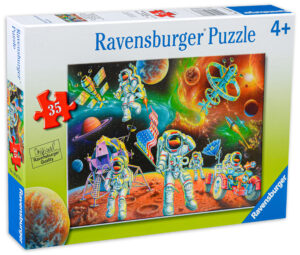 Пъзел Ravensburger от 35 части - Лунно пътешествие