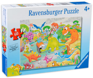 Пъзел Ravensburger от 60 части - Странстващи динозаври