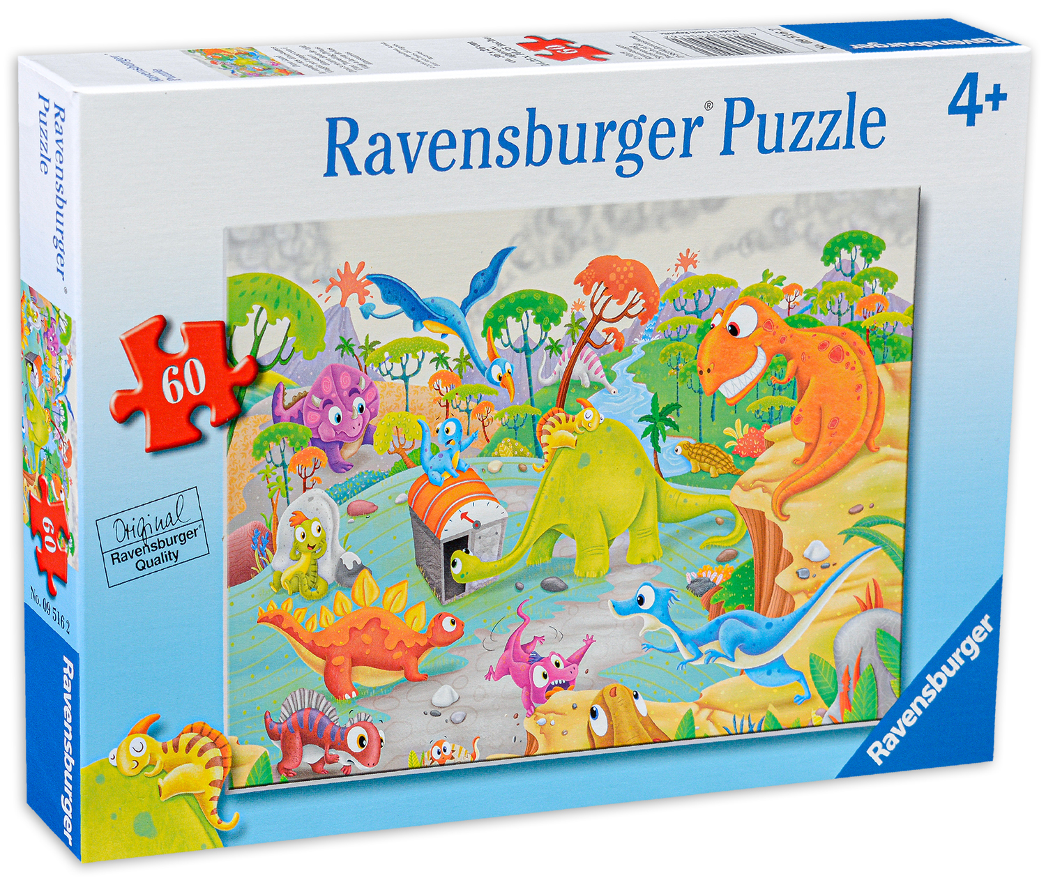 Пъзел Ravensburger от 60 части - Странстващи динозаври