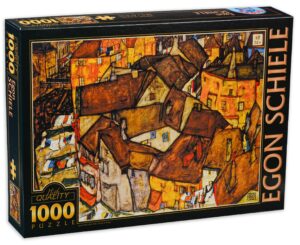 Пъзел D-Toys от 1000 части - Малкият град, Егон Шиле