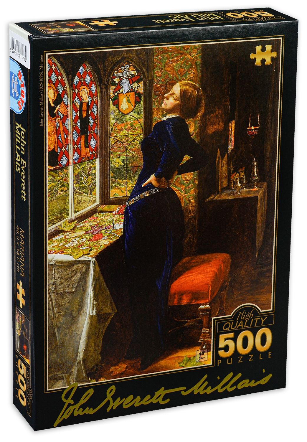 Пъзел D-Toys от 500 части - Мариана, Джон Евърет Миле