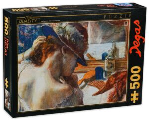 Пъзел D-Toys от 500 части - Пред огледалото, Едгар Дега