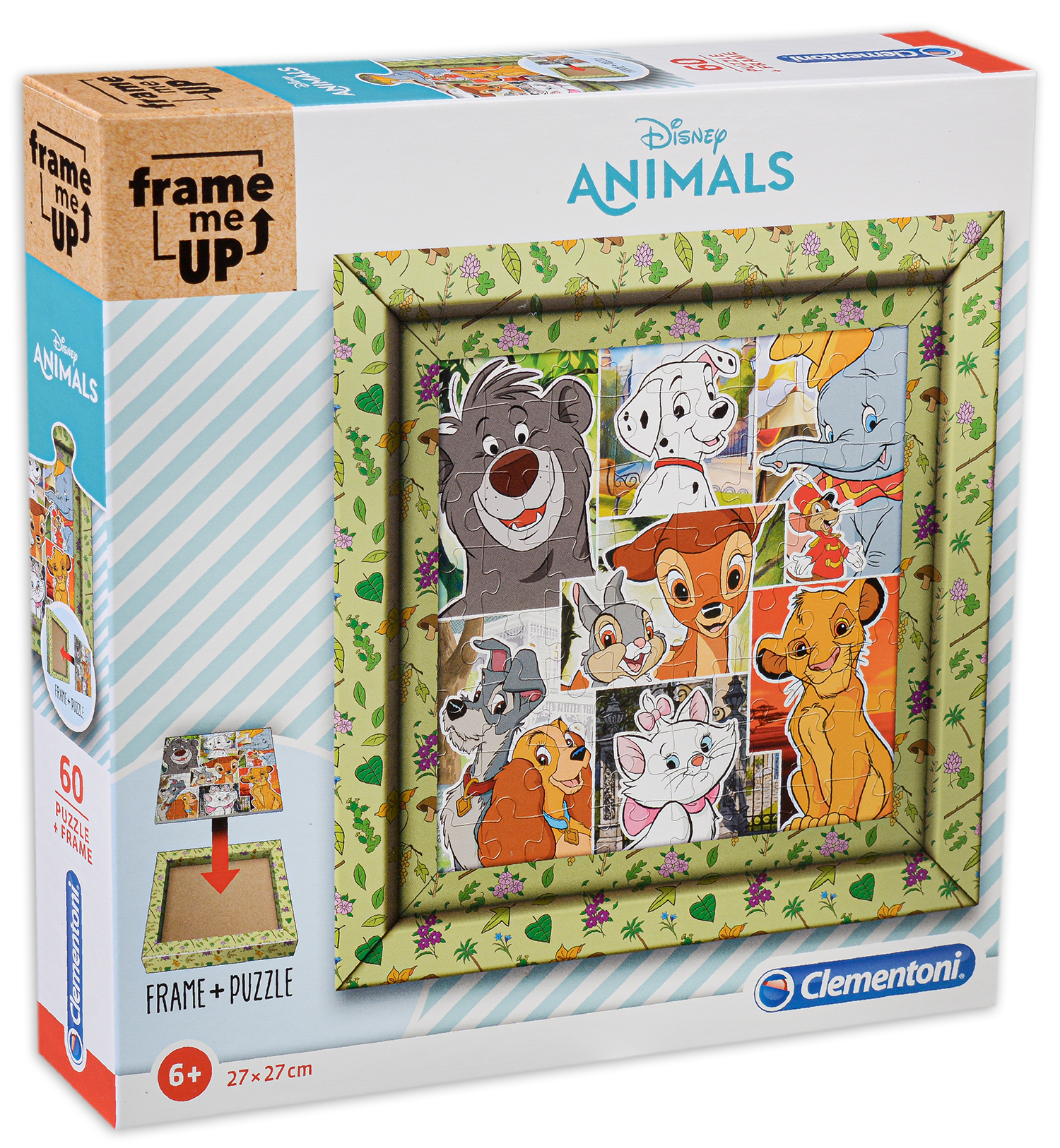 Пъзел Clementoni Frame Me Up от 60 части - Животни-приятели