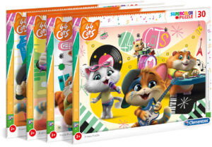 Пъзел Clementoni от 30 части - 44 Cats, асортимент