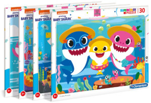 Пъзел Clementoni от 30 части - Baby Shark, асортимент