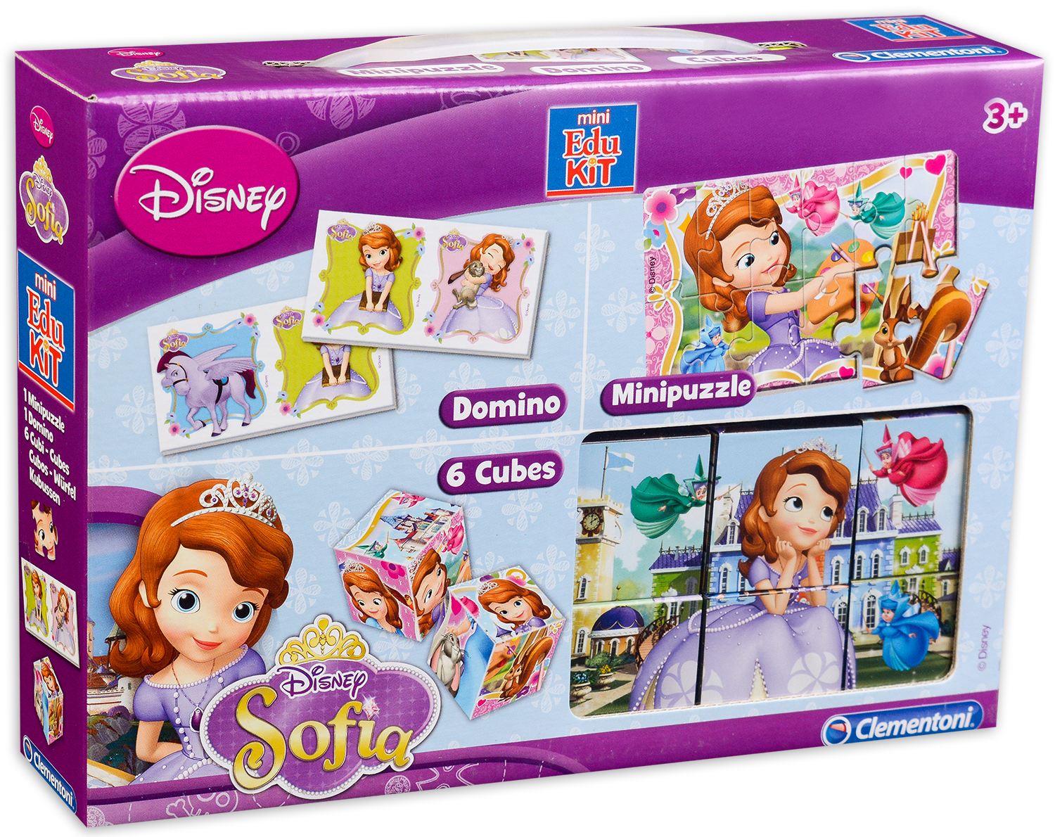 Комплект пъзели и игри Clementoni - София първа