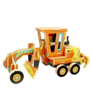 Дървен 3D пъзел Robo Time от 48 части - Грейдер