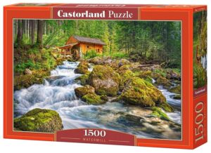 Пъзел Castorland от 1500 части - Воденица