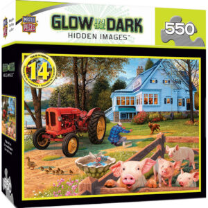 Светещ пъзел-загадка Master Pieces от 550 части - Добре дошли у дома, Стив Рийд